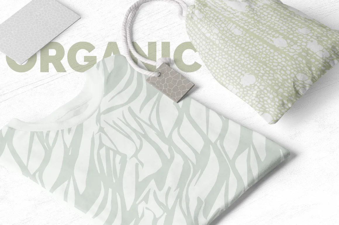 Organic Patterns - 2 color palettes