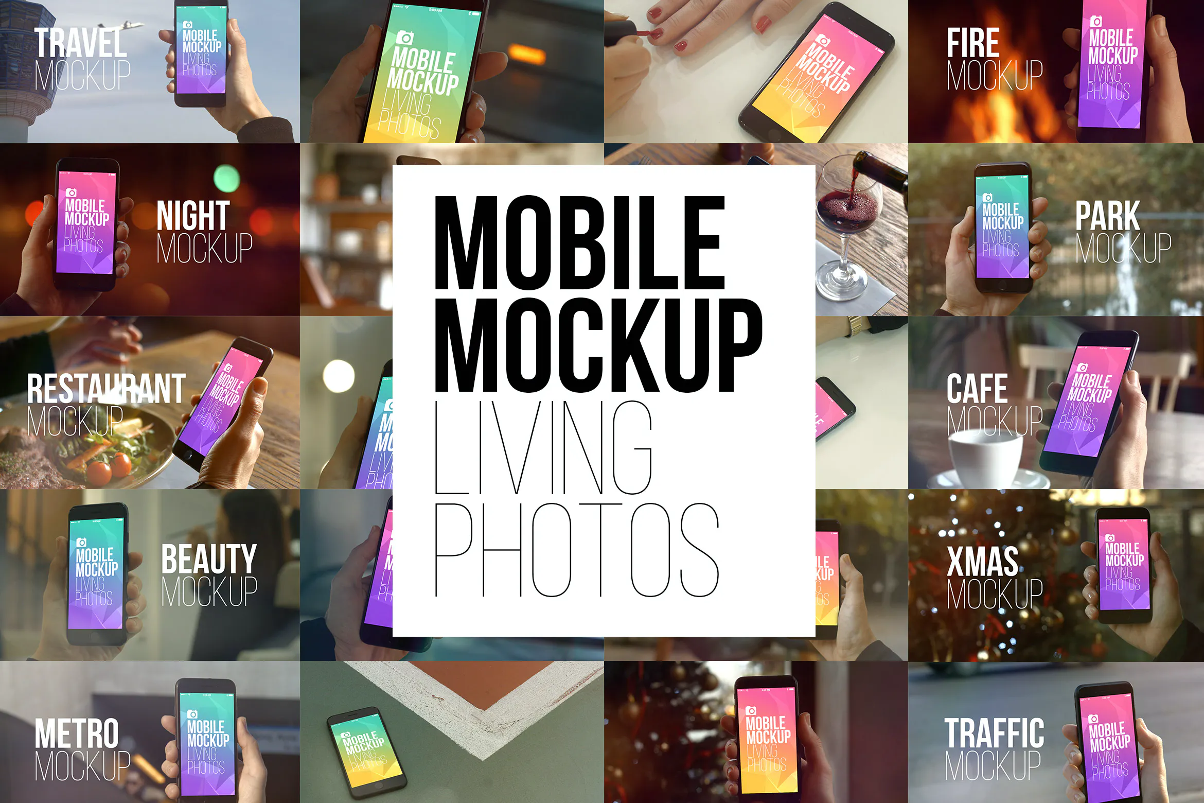 Mobile Mockup Living Photos