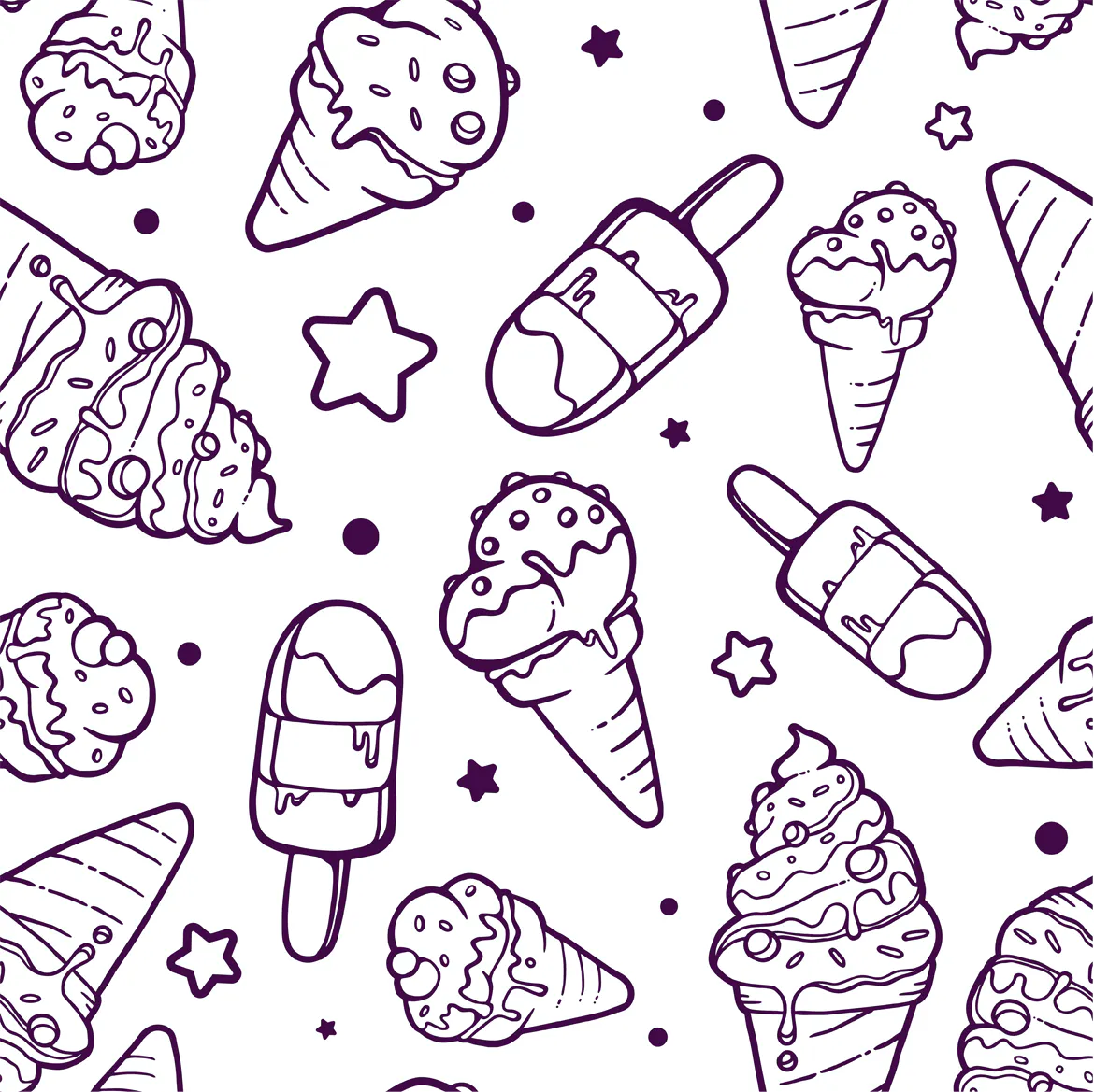 Ice cream patterns