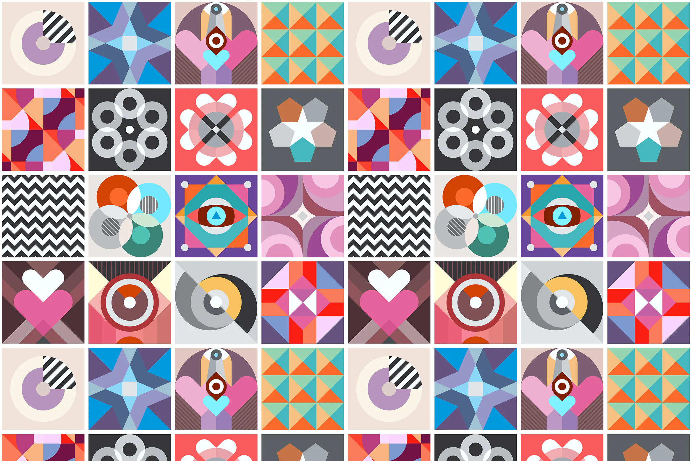 Abstract Geometric Patterns