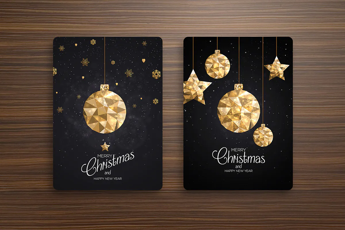 Set of Merry Christmas backgrounds