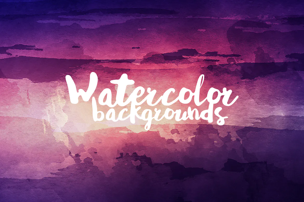 Watercolor Backgrounds插图