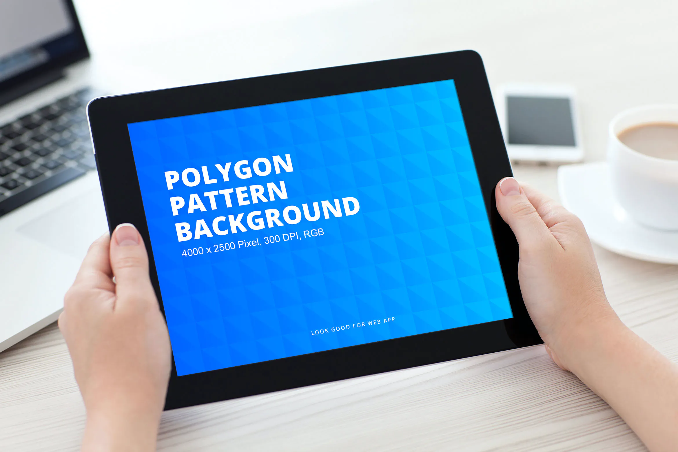 Polygon Pattern Background插图