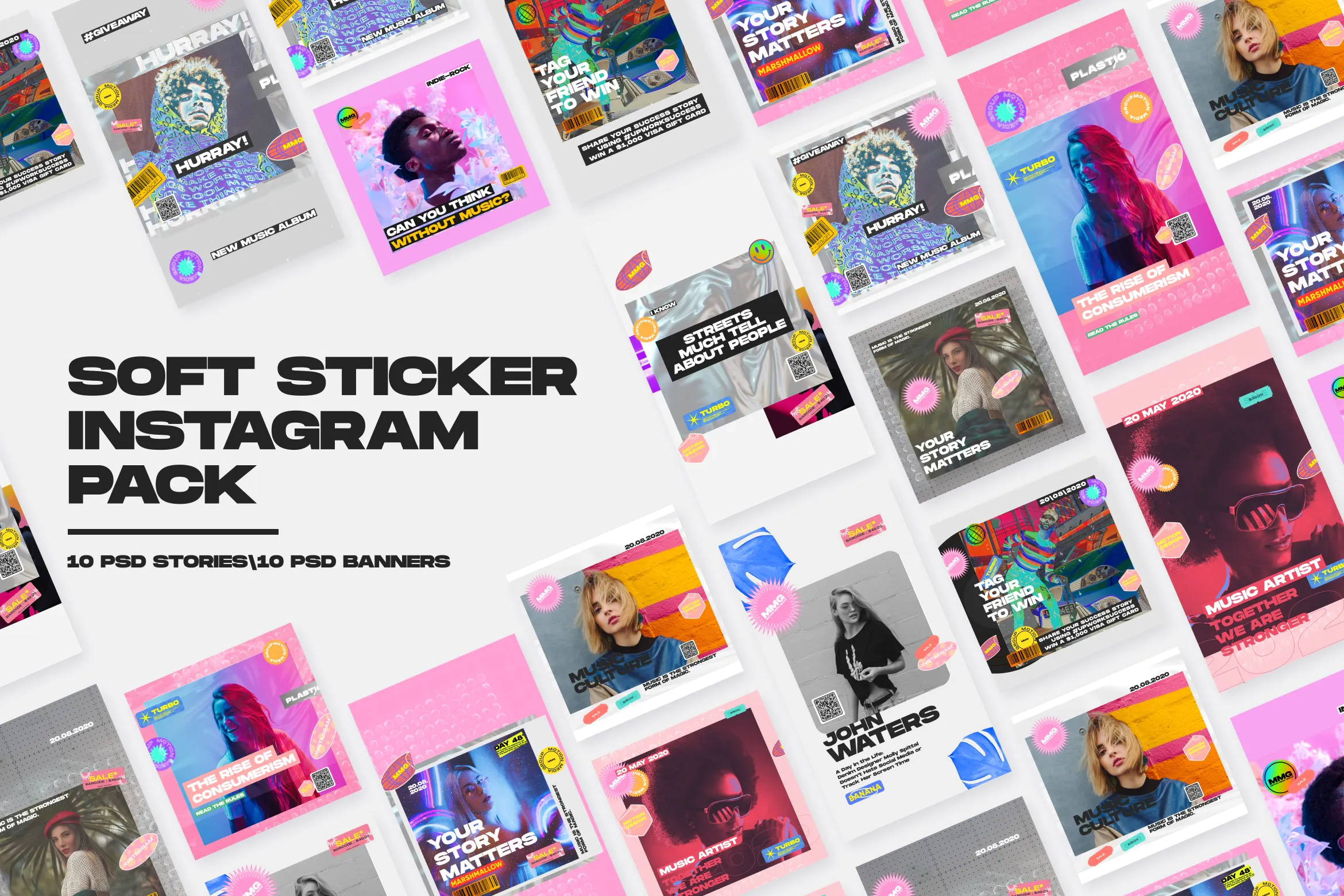 Soft Sticker Instagram Pack