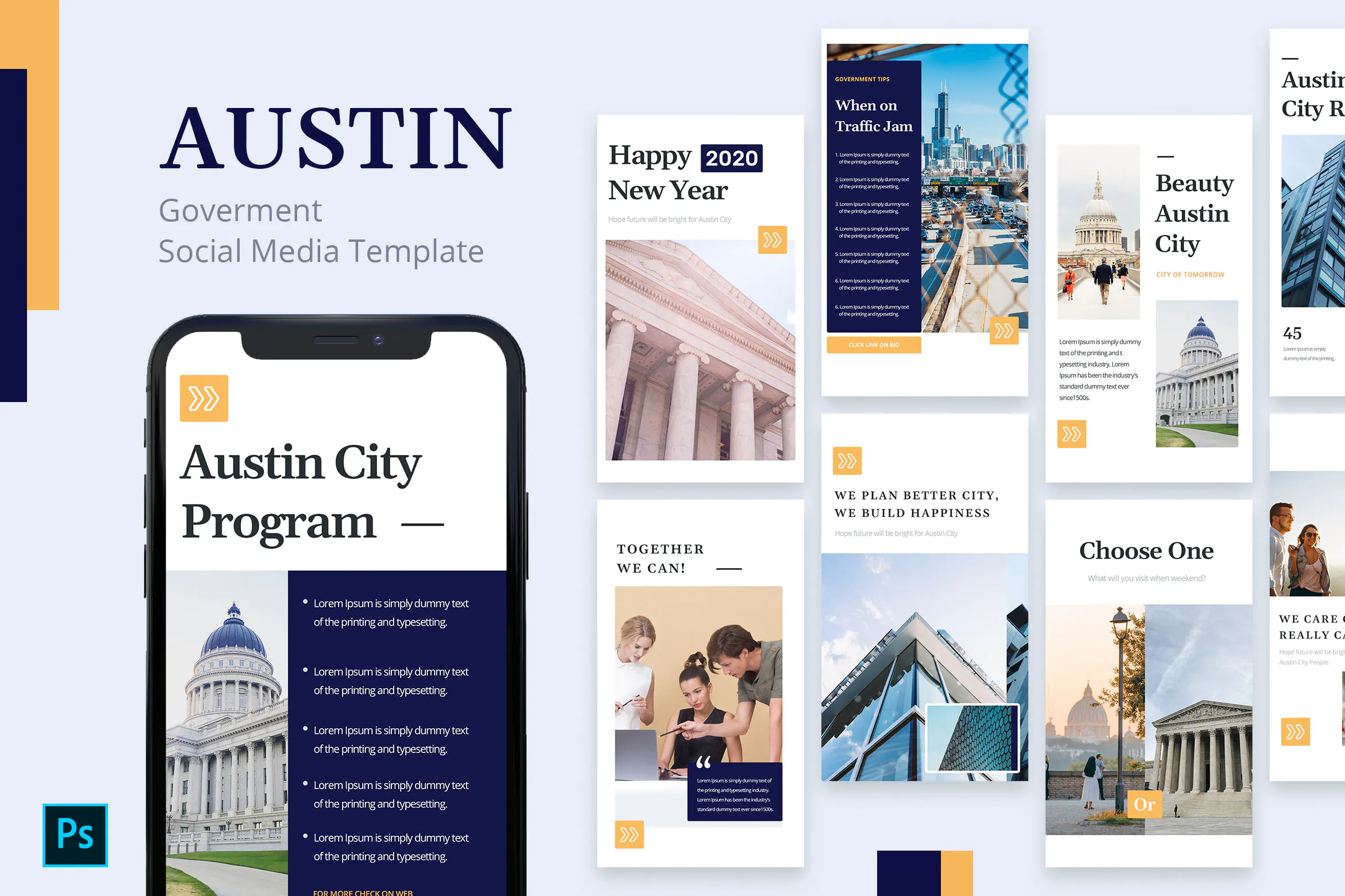 Austin - Government Instagram Story Template